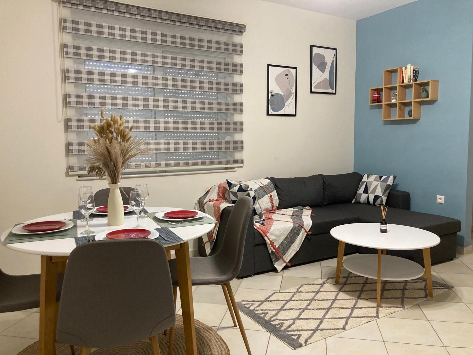 Stephanie'S Place - Charming Apartment With Sea View 干尼亞 外观 照片