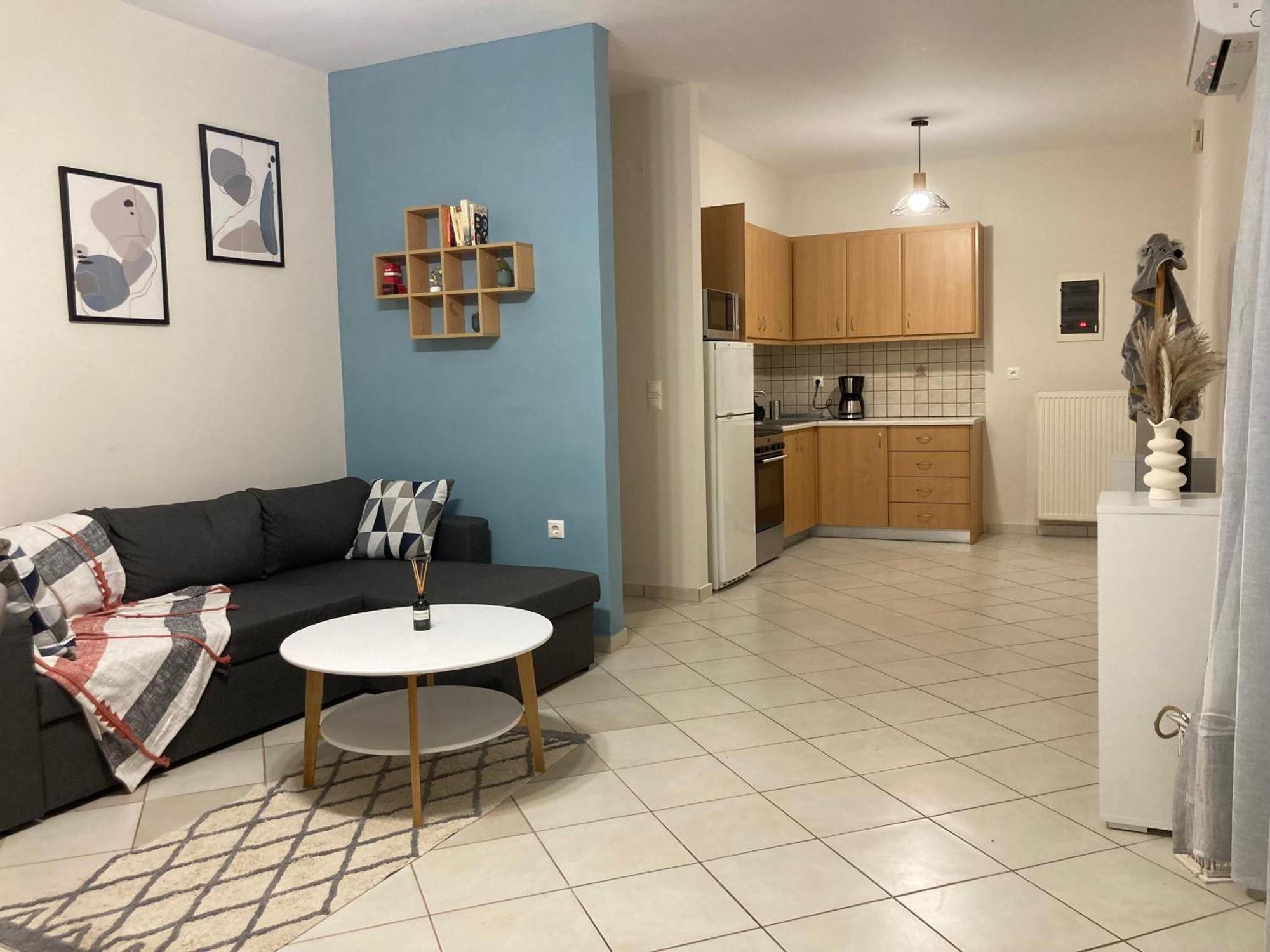 Stephanie'S Place - Charming Apartment With Sea View 干尼亞 外观 照片